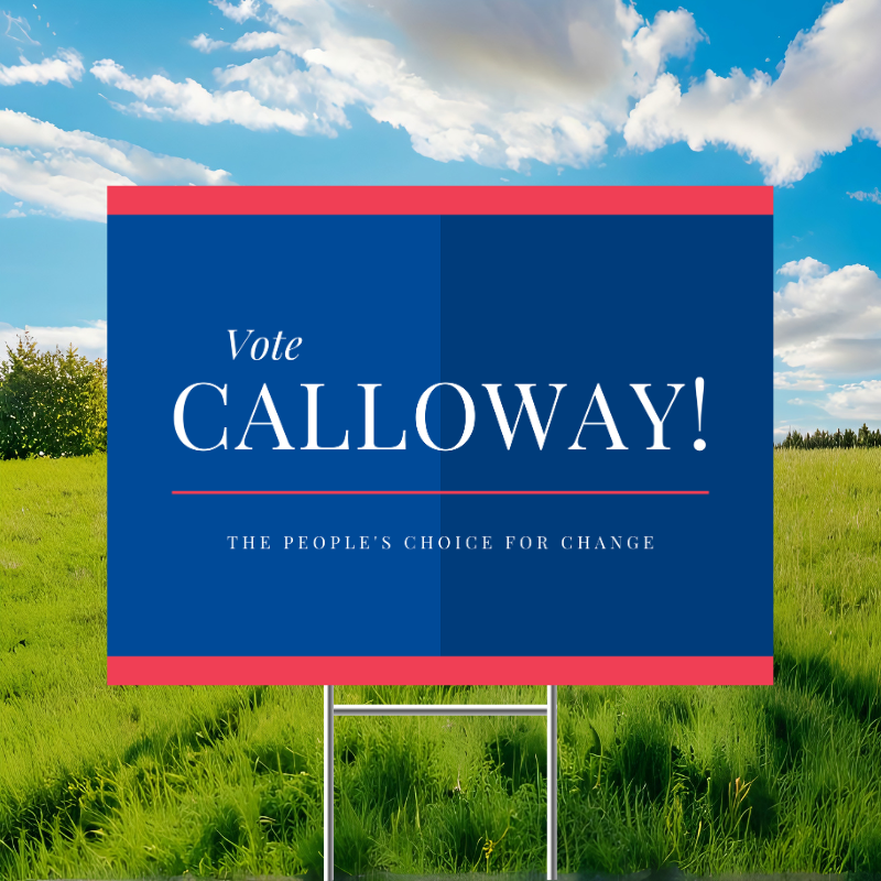 Custom 24" x 18" Yard Signs