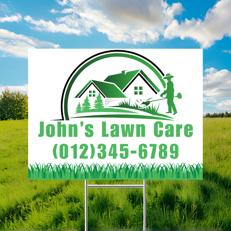 Custom 24" x 18" Yard Signs