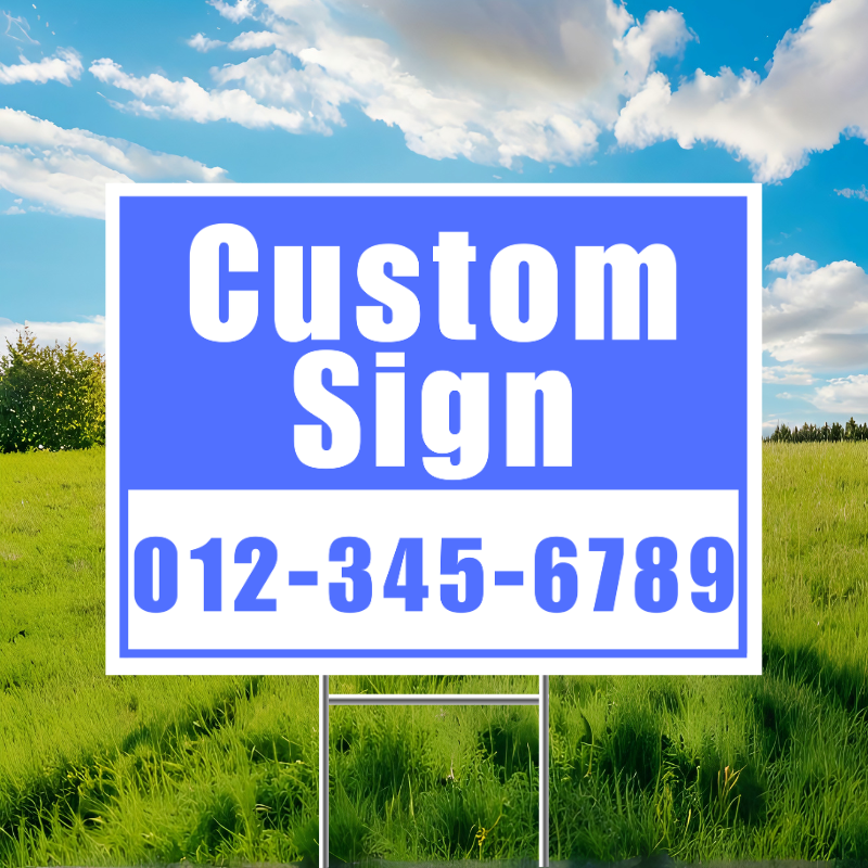 Custom 24" x 18" Yard Signs