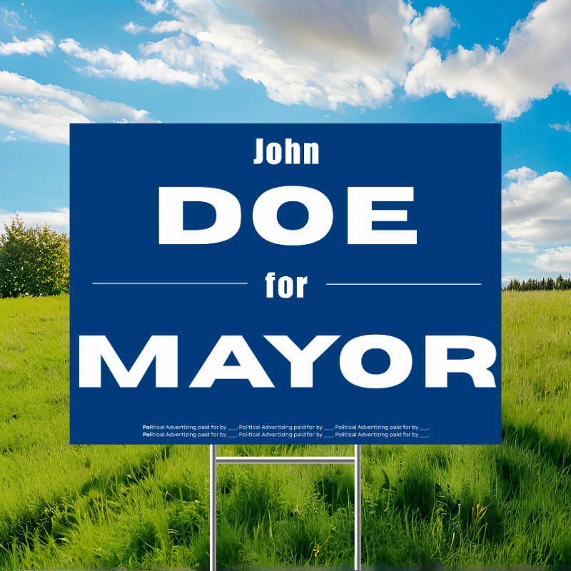 Custom 24" x 18" Yard Signs